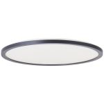 Brilliant Brennan Deckenleuchte Plastik Schwarz Weiß 18W 2700lm - 827-840 CCT | 420mm - IP44 - 3-Stufen Dimmbar