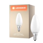 Ledvance Classic LED E14 Kerze Matt 1.8W 250lm - 827 Extra Warmweiß | Ersatz Für 25W