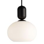 Nordlux Notti 20 Pendelleuchte Glas Schwarz | Geeignet für 1x E27