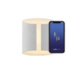 Nordlux Grip Smart LED Wandleuchte Weiß 10W 830lm 120D - 827 Extra Warmweiß | Dimmbar – IP54