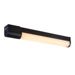 Nordlux Malaika 49 Wandleuchte Aluminium Schwarz 6W 540lm - 830 Warmweiß | IP44