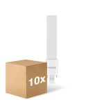Mehrfachpackung 10x Noxion Lucent PL-S LED 4.3W - 827 Extra Warmweiß | 2-Pins - Ersatz Für 9W