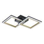 Eglo Deckenleuchte Calliera Stahl Schwarz, Kupfer 18.4W 2500lm - 830 Warmweiß | Dimmbar
