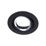 Noxion Einbau Spot Drome MR16 schwenkbar Schwarz | Ausschnitt 69mm - GU10 Sockel