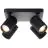 Brilliant Marty Deckenleuchte Aluminium Sandig Schwarz 20W 1400lm - 830 Warmweiß | Inkl. 4x GU10
