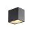 SLV Sitra Cube Wandleuchte Aluminium Grau 11W 1270lm - 840 Kaltweiß | Außenbeleuchtung - IP65