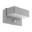 Eglo Wandleuchte Azzinano Stahl Silber Up & Down 5W 700lm - 830 Warmweiß | IP44 - Bewegungs- und Lichtsensor