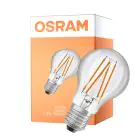 Osram Led Star Classic LED E27 Birne Fadenlampe Klar 7.3W 806lm - 827 Extra Warmweiß | Mit Lichtsensor