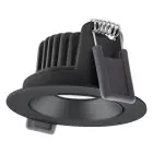 Ledvance LED-Spot Adjust Aluminium Schwarz 8W 680lm 36D - 930 Warmweiß | Ausschnitt 68mm - IP20 - Höchste Farbwiedergabe - Dimmbar