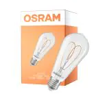 Osram Vintage 1906 LED E27 Edison Fadenlampe Klar 7.2W 806lm - 927 Extra Warmweiß | Höchste Farbwiedergabe - Dimmbar - Ersatz Für 60W