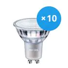 Mehrfachpackung 10x Philips LEDspot MV Value GU10 3.7W 930 36D (MASTER) | Höchste Farbwiedergabe - Warmweiß - Dimmbar - Ersatz für 35W
