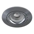 Noxion Einbau Spot Vision MR16 Schwenkbar Grau | 82mm - Ausschnitt 69mm - IP20 - incl. GU10 Sockel 