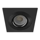 Noxion Einbau Spot Boxi MR16 Schwenkbar Schwarz |Ausschnitt 80mm - IP20 - incl. GU10 Sockel 