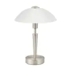 Eglo Tischlampe Solo 1 Stahl Satin-Nickel | IP20 - Geeignet für 1x E14 