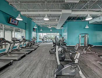 Beleuchtung im Fitnessstudio