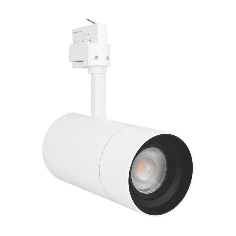 LED-Schienenstrahler in Kaltwei&szlig;
